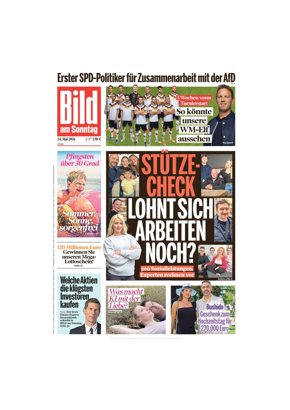 Bild am Sonntag Cover