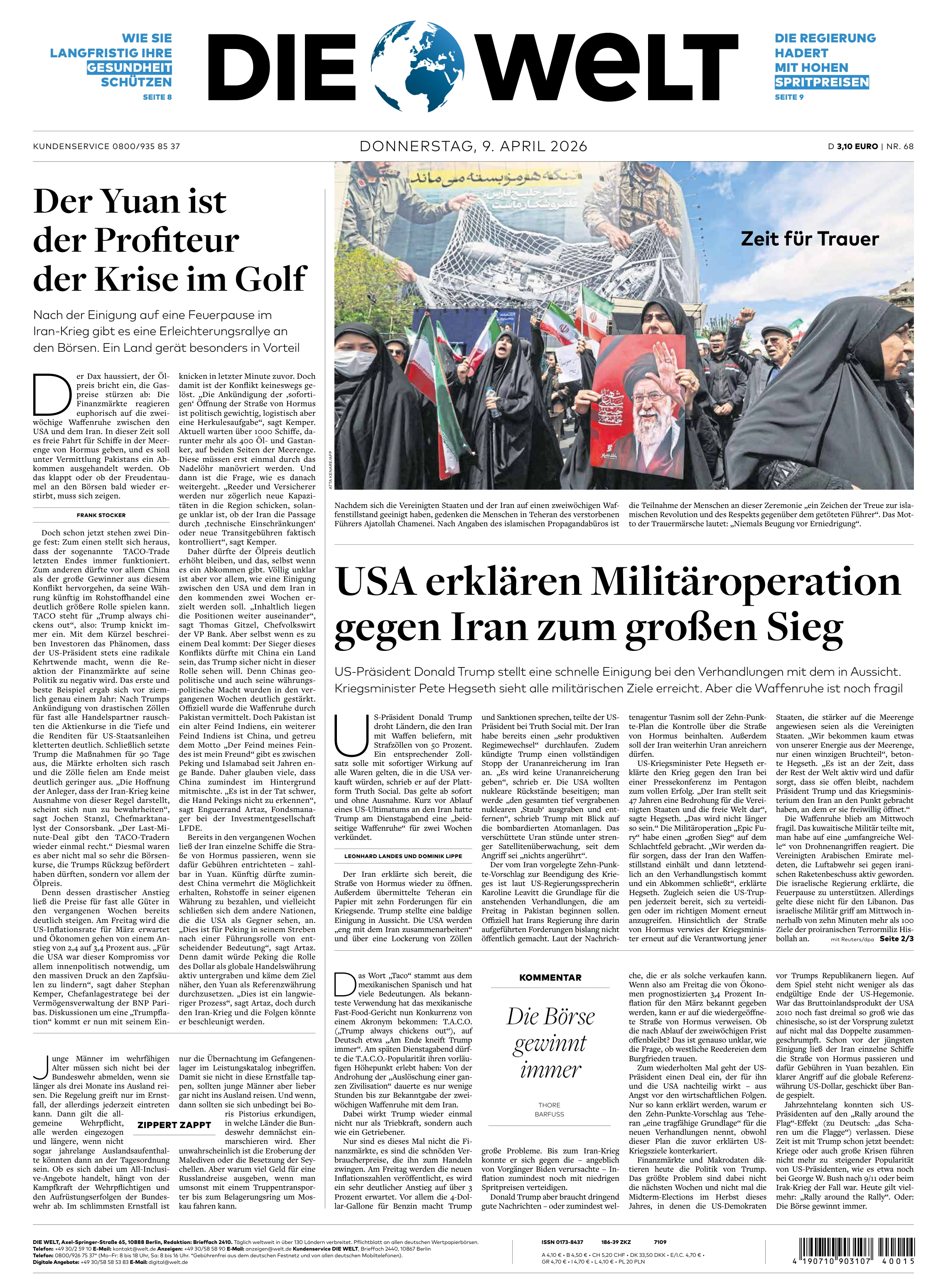 Die Welt Cover
